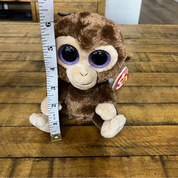3/$30 | TY Beanie Boos | Coconut the brown monkey stuffed animal - Picture 7 of 7